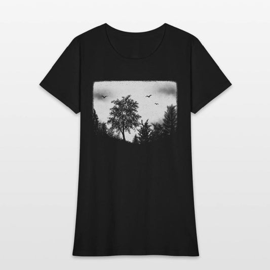 Forest landscape, nature lover