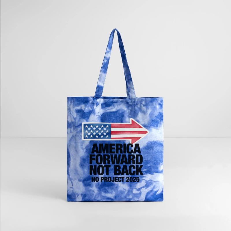 Forward Not Back No Project 2025 American Flag