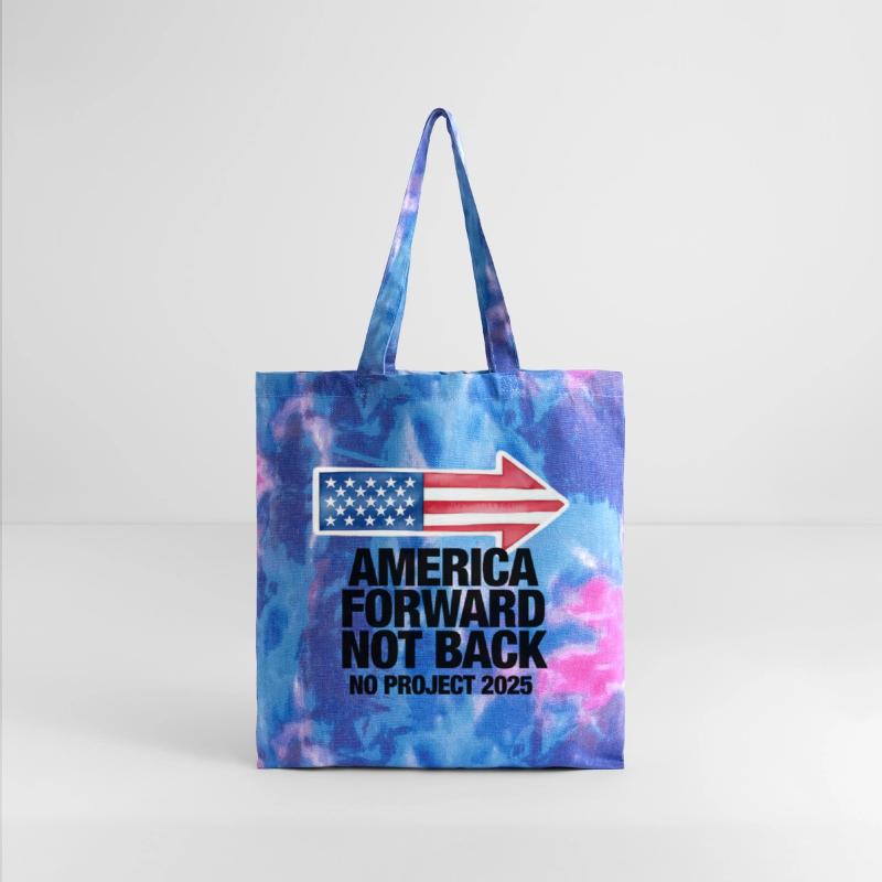 Forward Not Back No Project 2025 American Flag