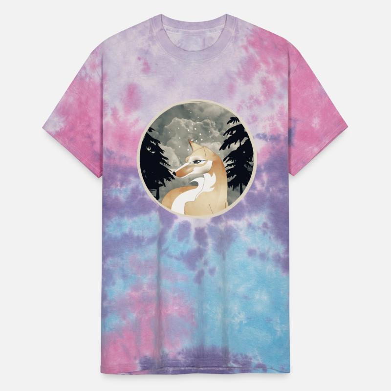 Fox patch hand drawn in vintage style