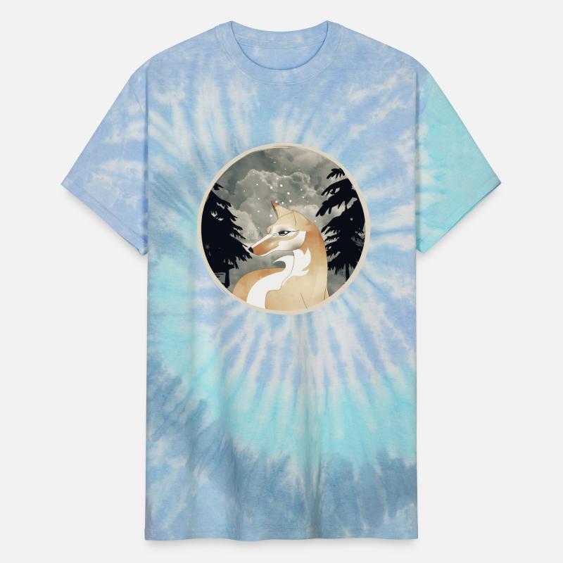 Fox patch hand drawn in vintage style