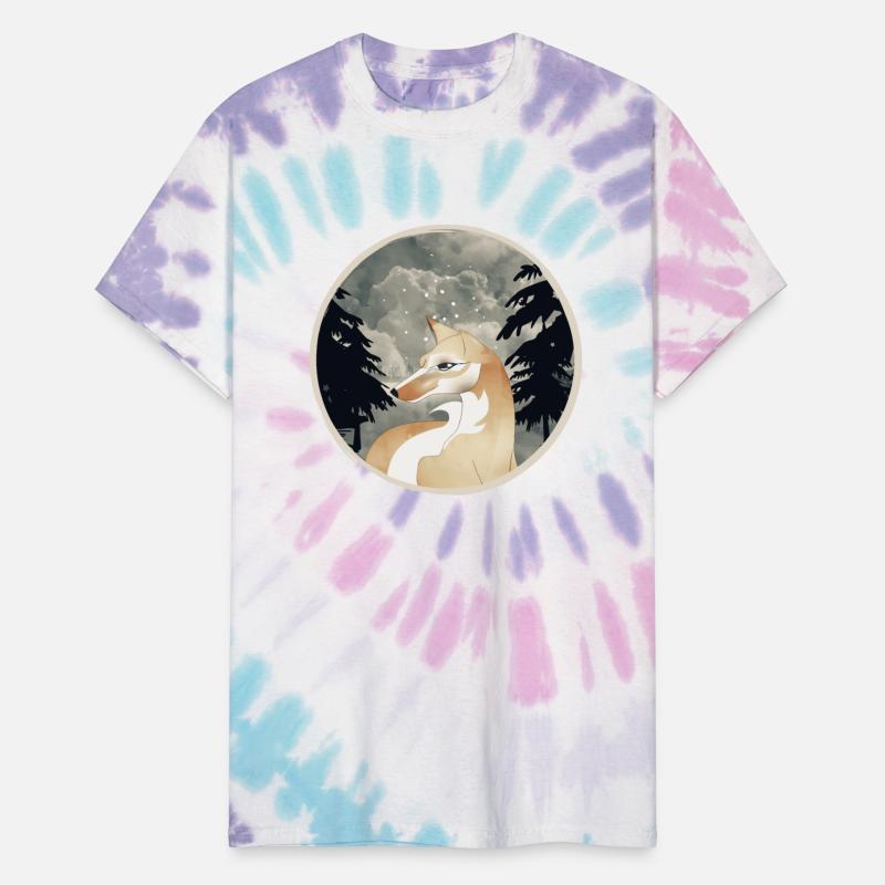 Fox patch hand drawn in vintage style