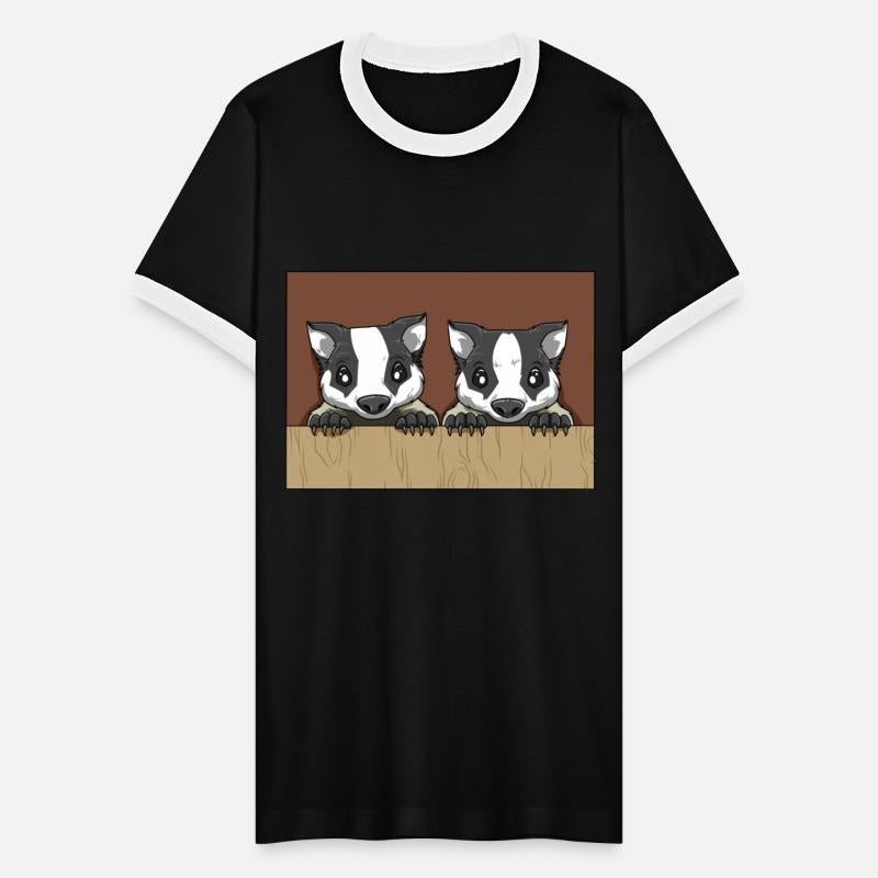 Funny Badgers Animal Marten Wildlife Forest