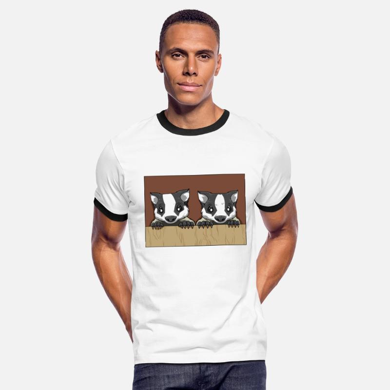 Funny Badgers Animal Marten Wildlife Forest