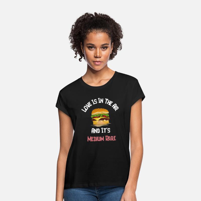Funny Cheese Burger Design - Love Is In The Air