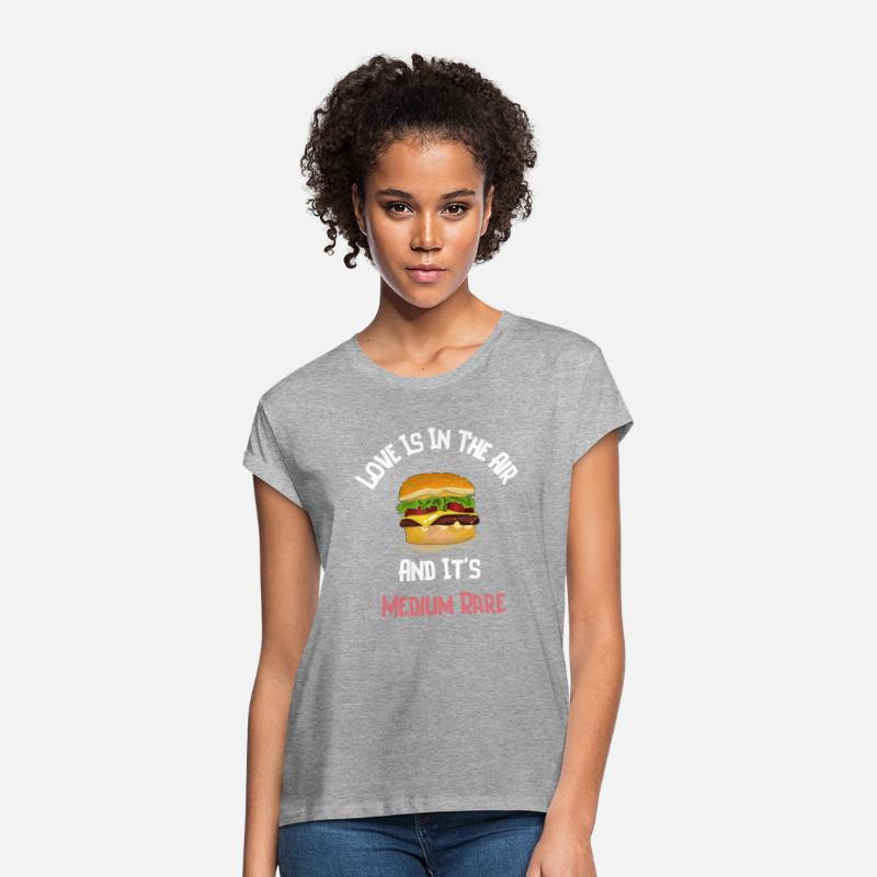 Funny Cheese Burger Design - Love Is In The Air