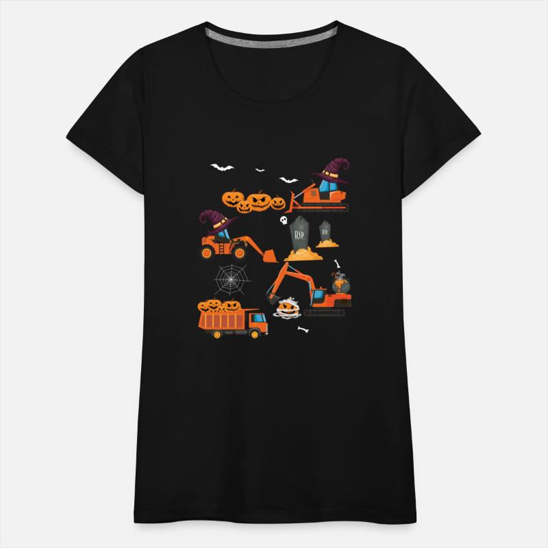 Funny Construction Vehicle Halloween Crane Truck