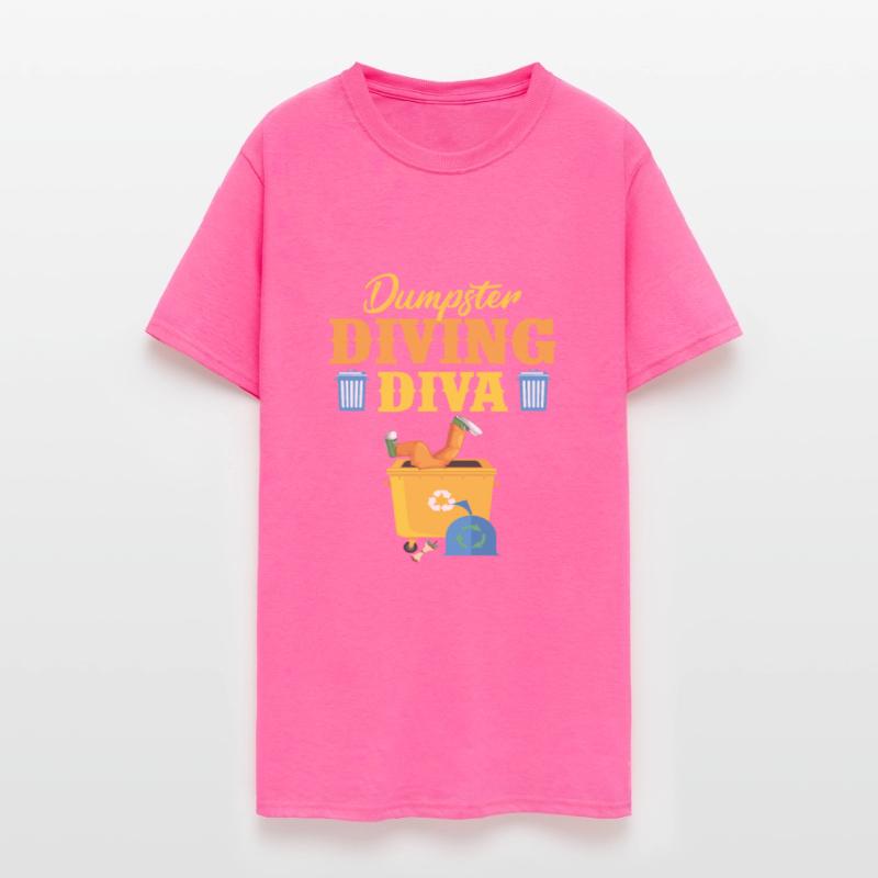 Funny Dumpster Diving Diva Trash Lover