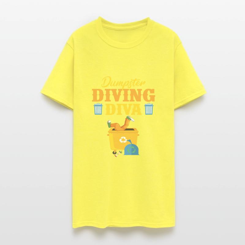 Funny Dumpster Diving Diva Trash Lover