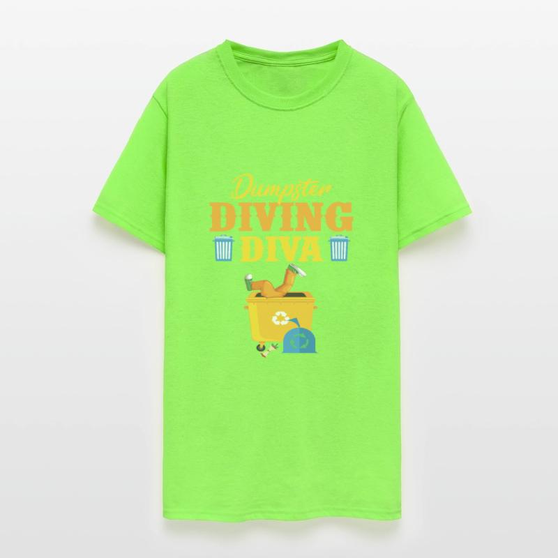 Funny Dumpster Diving Diva Trash Lover