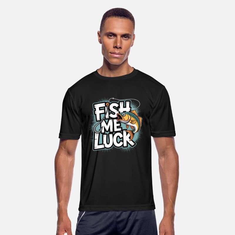Funny Fishing Fish Me Luck