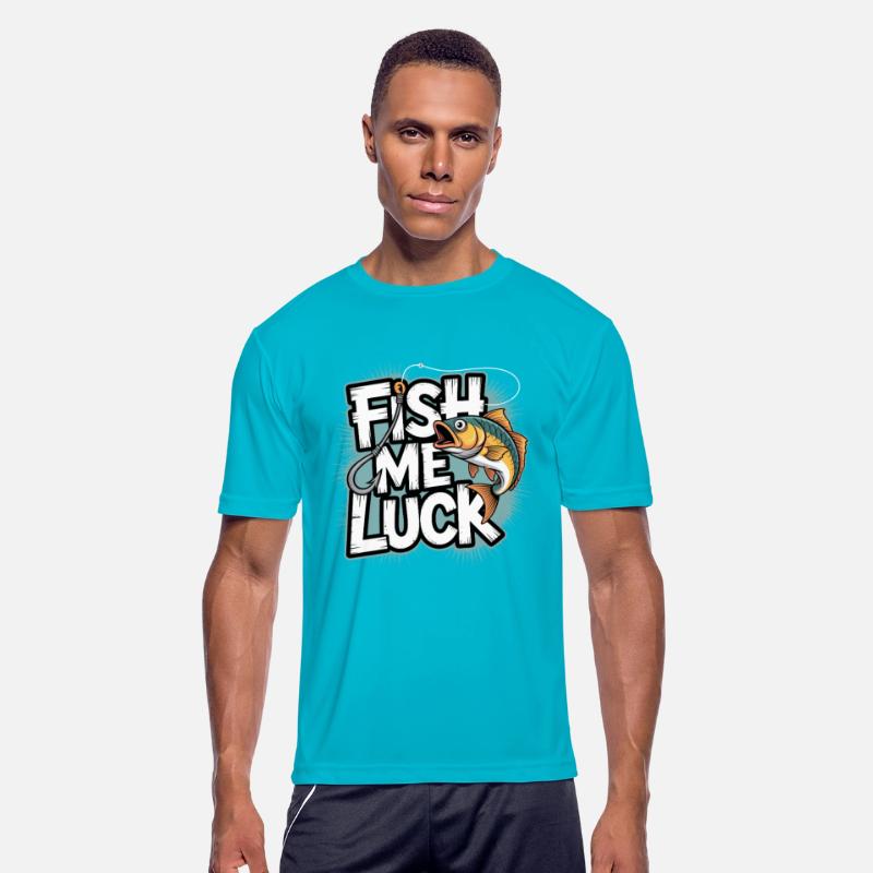 Funny Fishing Fish Me Luck