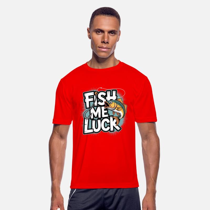 Funny Fishing Fish Me Luck