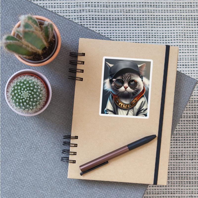 Funny Hip Hop Music Producer Rapper Cat