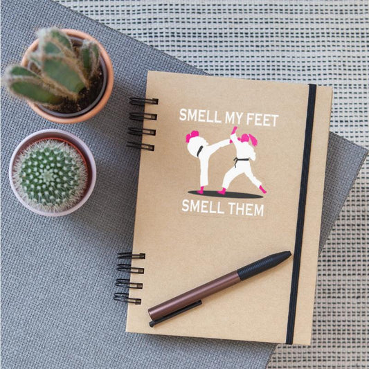 Funny Karate Girl kick foot Smell my feet smell th