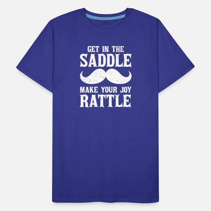 Funny Mustache Saddle