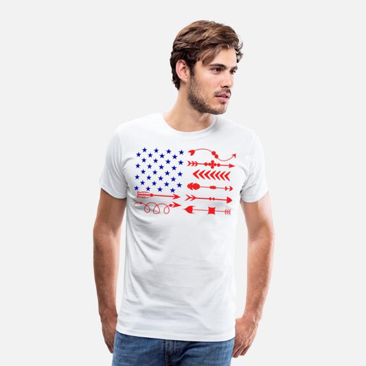 Funny Patriotic American Flag , USA Lovers Tshirt