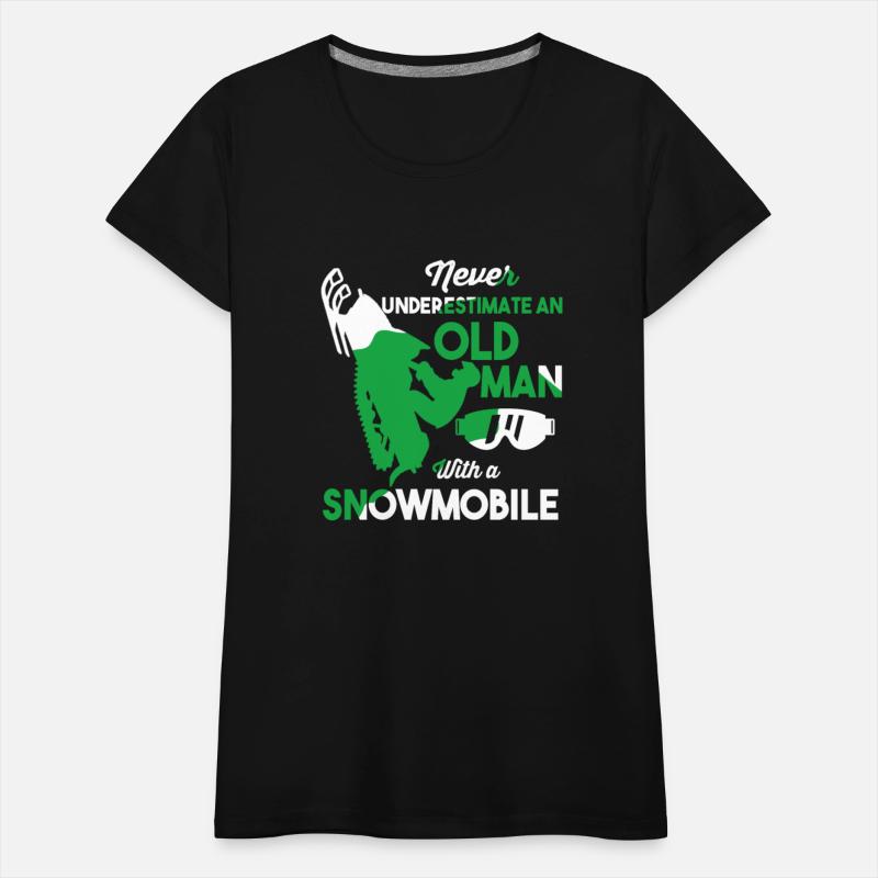Funny Snowmobiling Ride Shirt Old Man Snowmobile