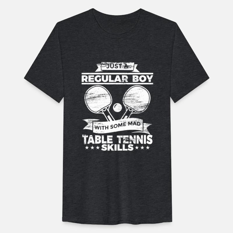 Funny Table Tennis Boy