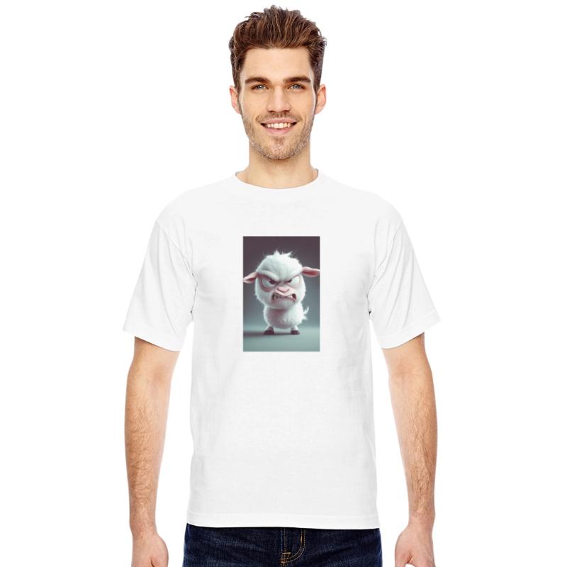 Furious Cartoon Sheep Rage