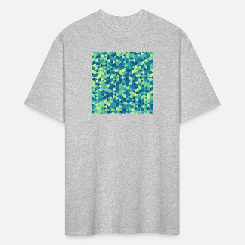 Geometric Hexagon Pattern Blue Yellow Green