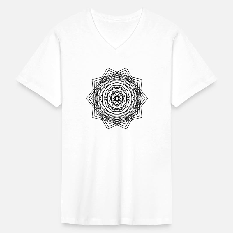 Geometric Square Mandala Square Shape
