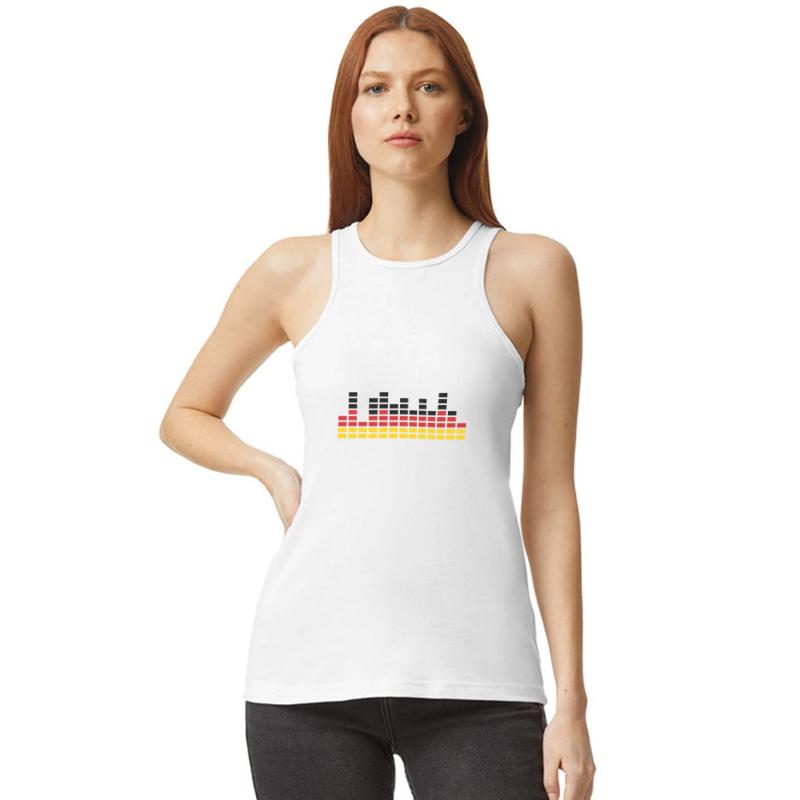 German Flag Colors Party DJ Wave Bars Mixer Music