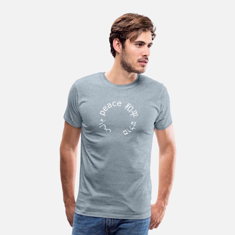 Global Peace T-Shirt - peace rounded text Design