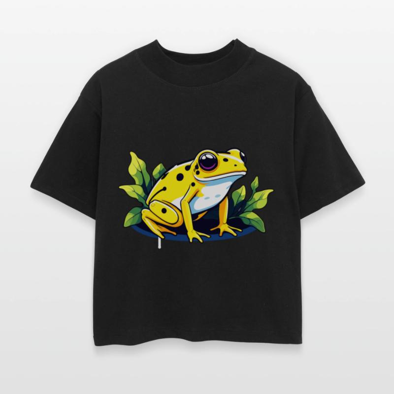 Golden Poison Frog Illustration