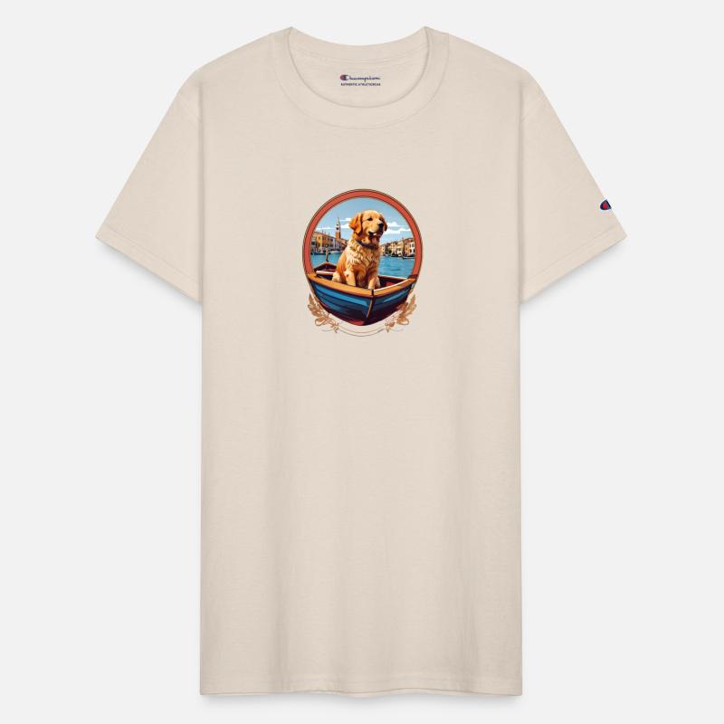 Golden Retriever's Venice Voyage