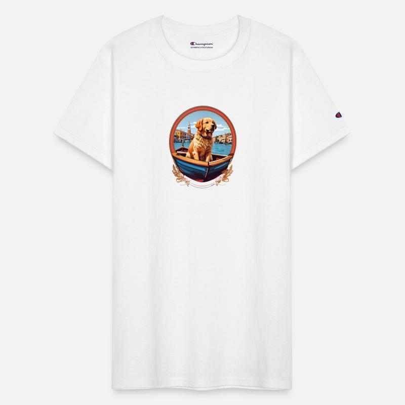 Golden Retriever's Venice Voyage