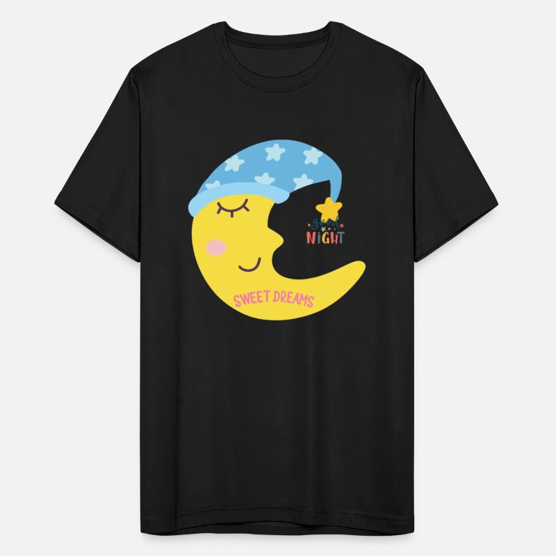 Good Night & Sweet Dreams Half-Moon Design