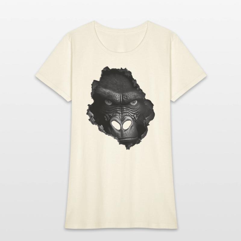 Gorilla Face Wall Animal Print Animal
