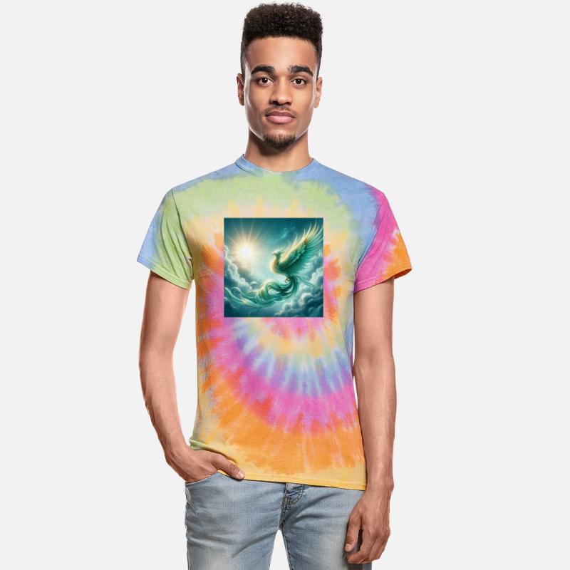 Green & Gold Rising Phoenix