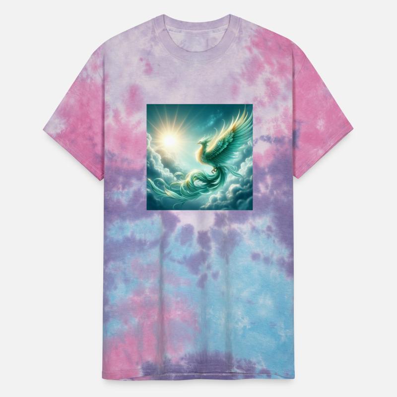 Green & Gold Rising Phoenix