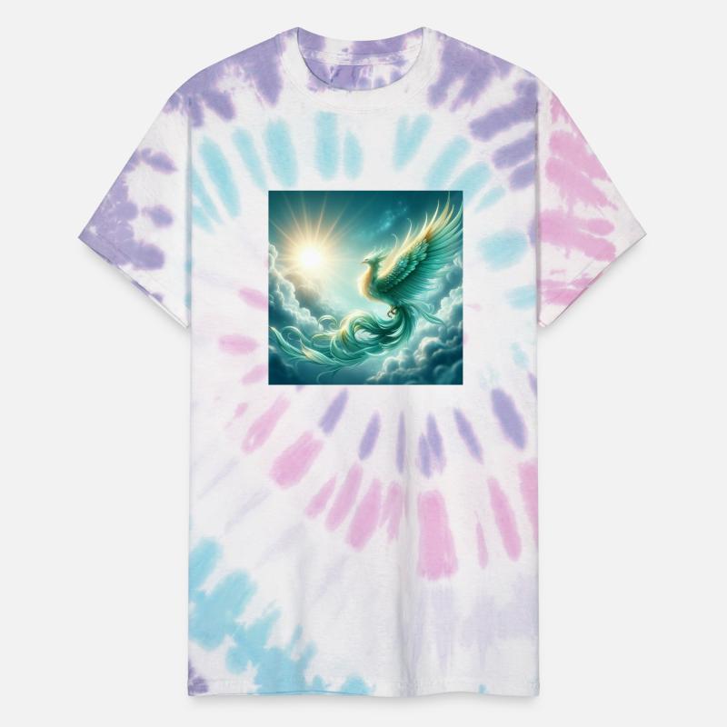 Green & Gold Rising Phoenix