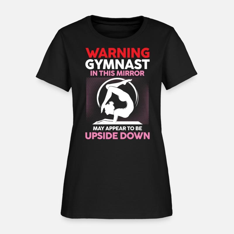 Gymnast In This Mirror May Appear Upside Down