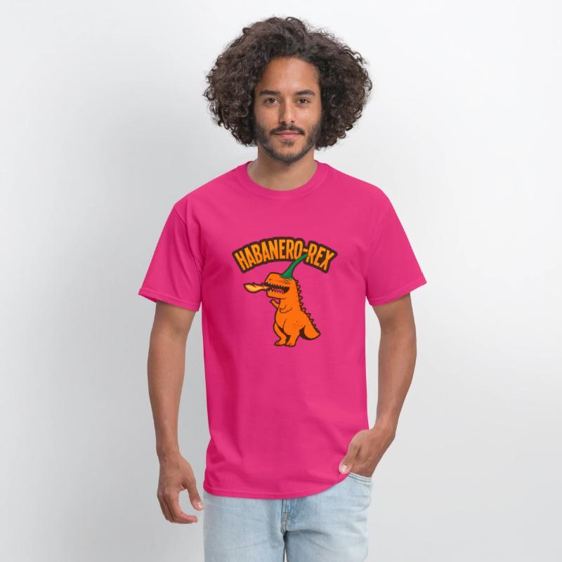 Habanero red pepper dinosaur Design
