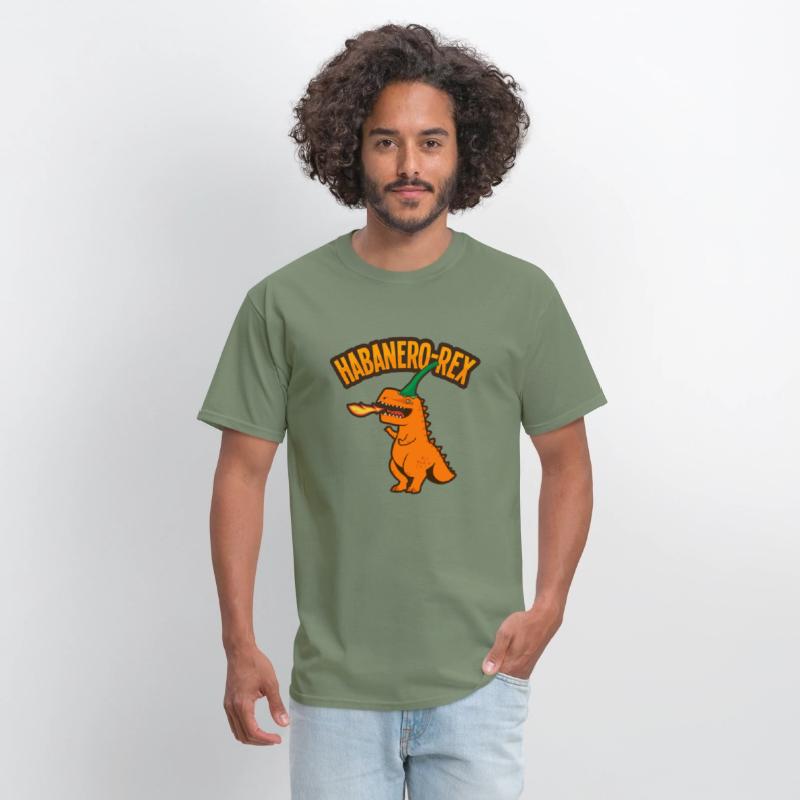Habanero red pepper dinosaur Design