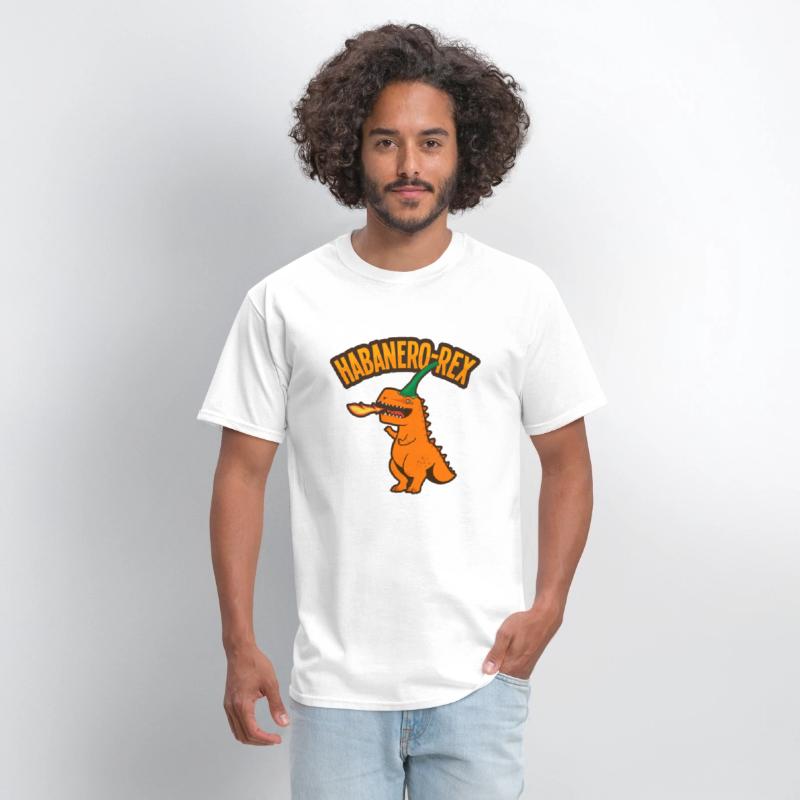 Habanero red pepper dinosaur Design