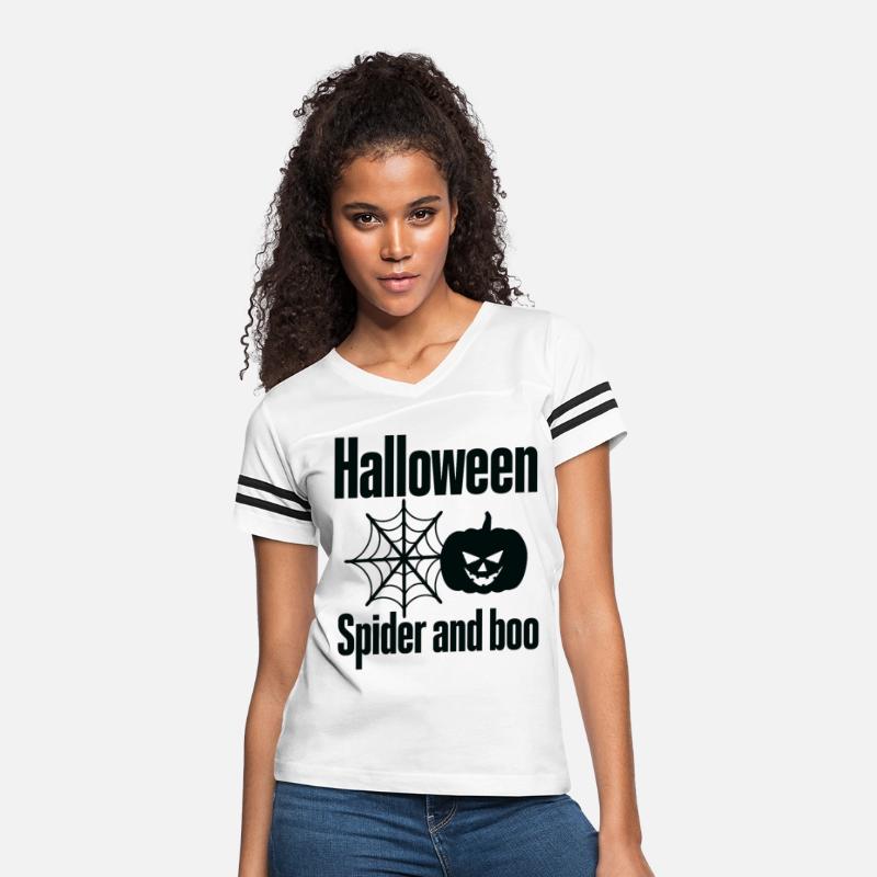 Halloween spider and boo T shirt
