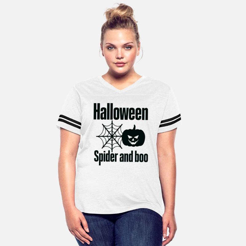 Halloween spider and boo T shirt