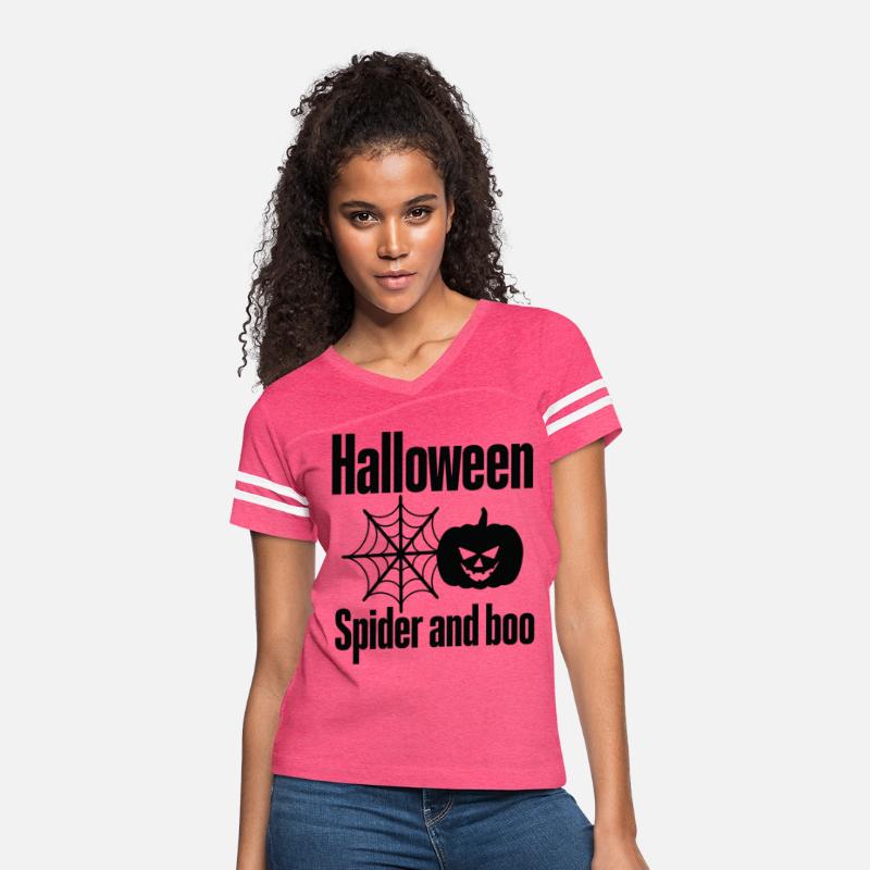 Halloween spider and boo T shirt