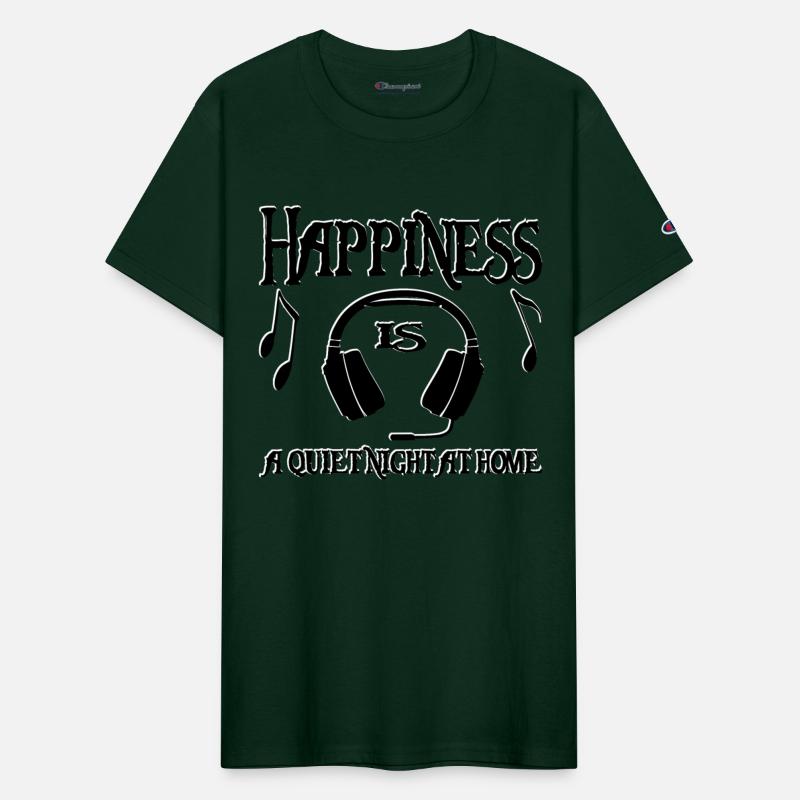 Happiness is a quiet night at home