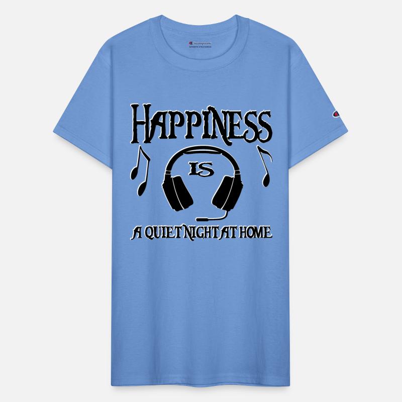 Happiness is a quiet night at home