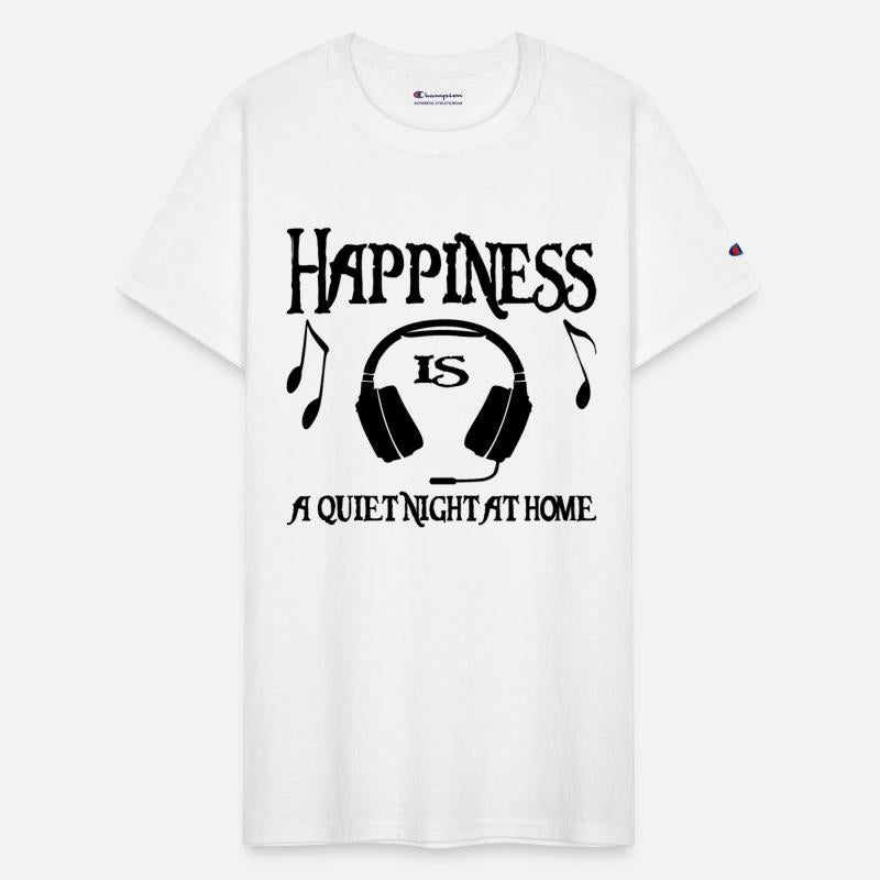 Happiness is a quiet night at home