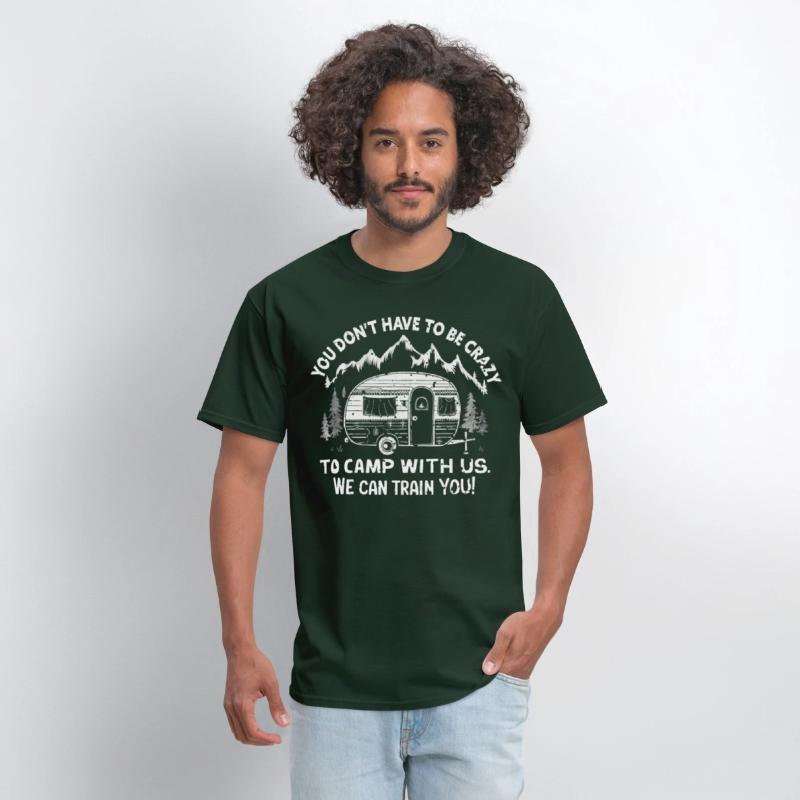 Happy Camper Camping Lover Funny Camper Distressed