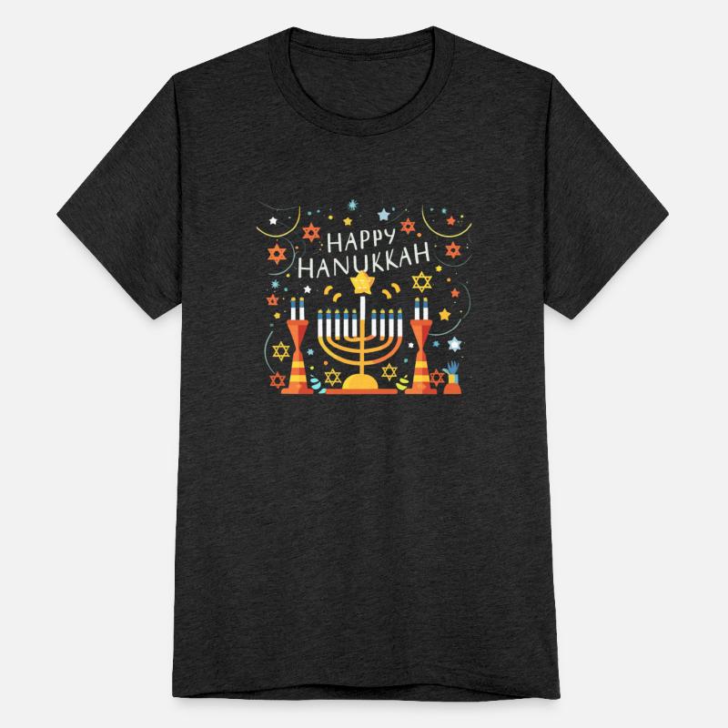 Happy Hanukkah Tee for Kids, Teens, Men & Women