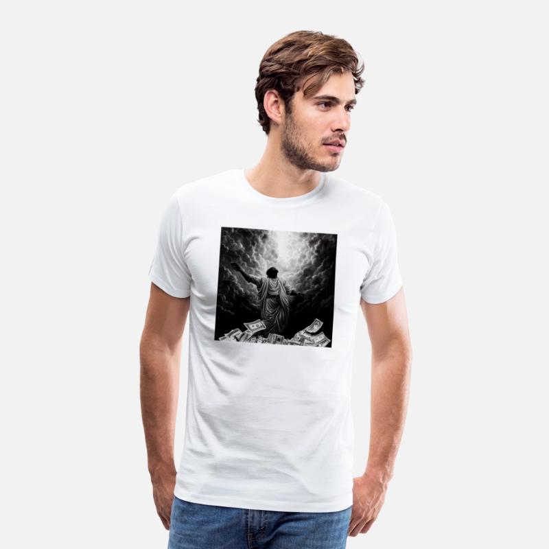 heavenly rapper holding stacks of cash by 80kingz