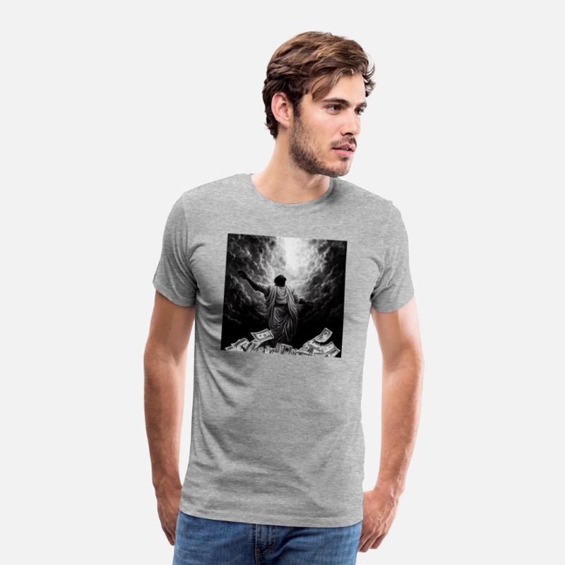 heavenly rapper holding stacks of cash by 80kingz